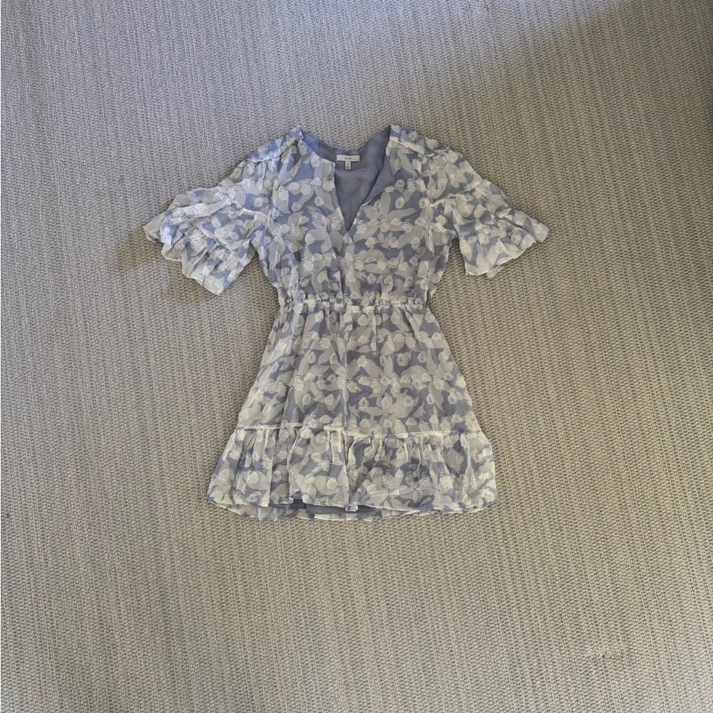 Joie blue floral mini dress